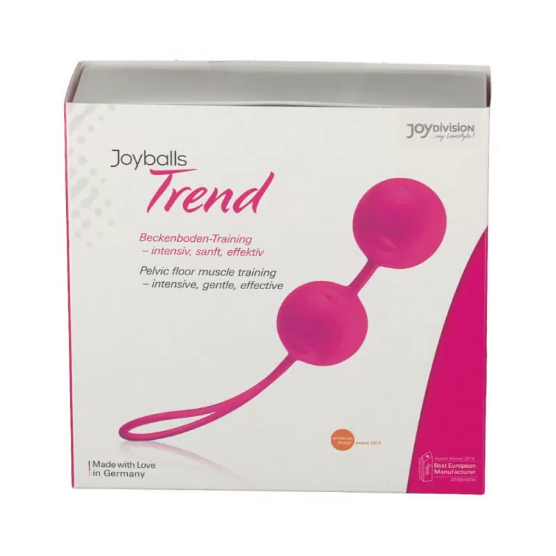 Вагинальные шарики Joyballs Trend со смещенным центром тяжести – ярко розовый