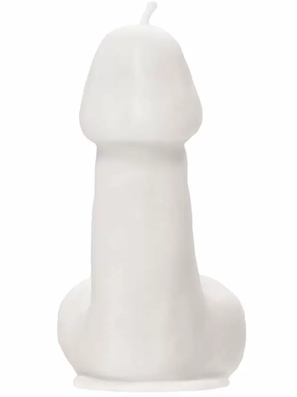 Оригинальная свеча Pecado BDSM «Пенис средний», 8,5 см, белая