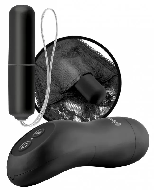 Вибростимулятор клитора с трусиками One Size