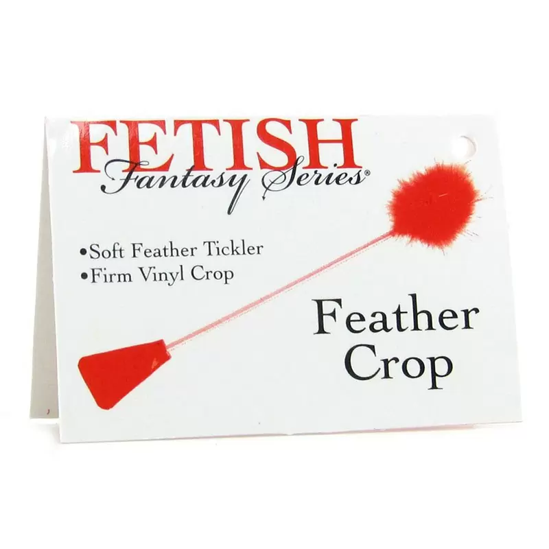 Красный стек Pipedream Feather Crop, длина 51 см