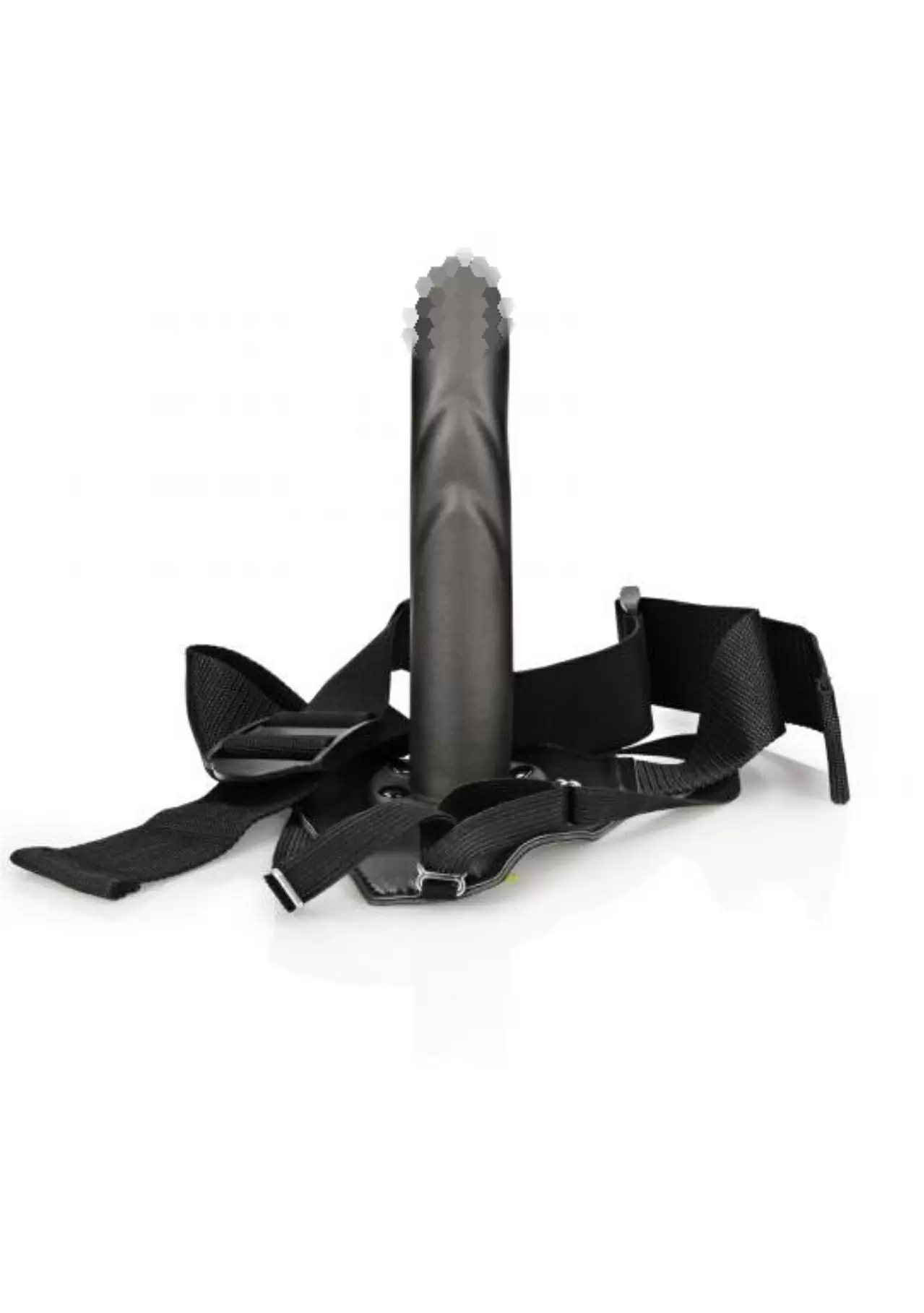 Страпон (фаллопротез) с ребристой подкрученной фактурой без мошонки - 8'' / 20 см