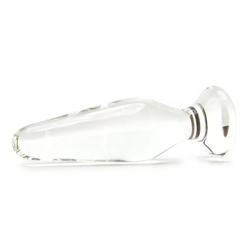 Анальная пробка из стекла Crystal Spires – прозрачная