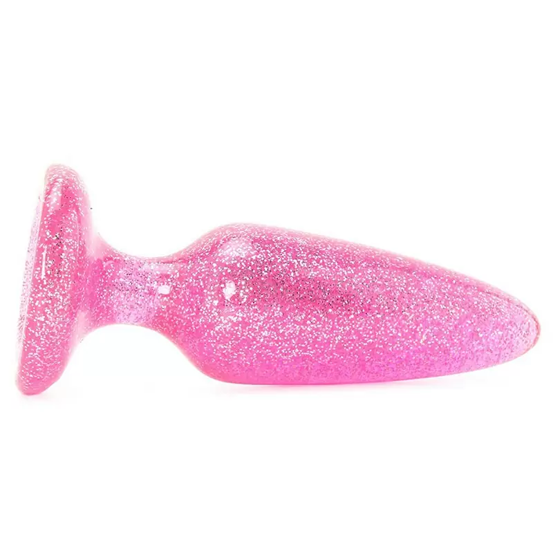 Анальная пробка Starlight Gems - Booty Boppers средняя – розовая