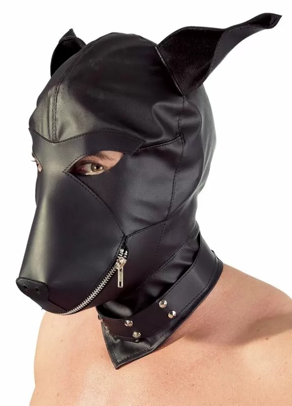 Шлем-маска собака Fetish Сollection Dog - черный
