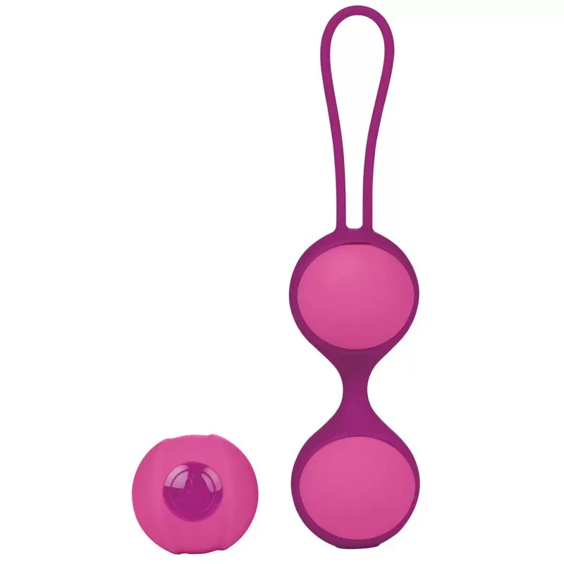 Набор из 3-х вагинальных шариков разного веса Stella II - Pink