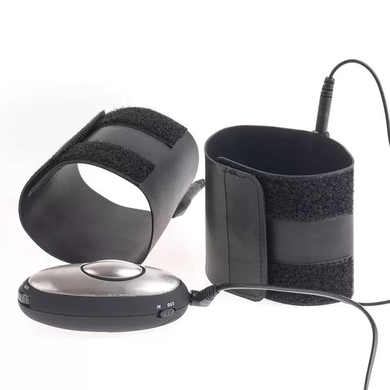 Наручники Shock Therapy для электростимуляции – черный