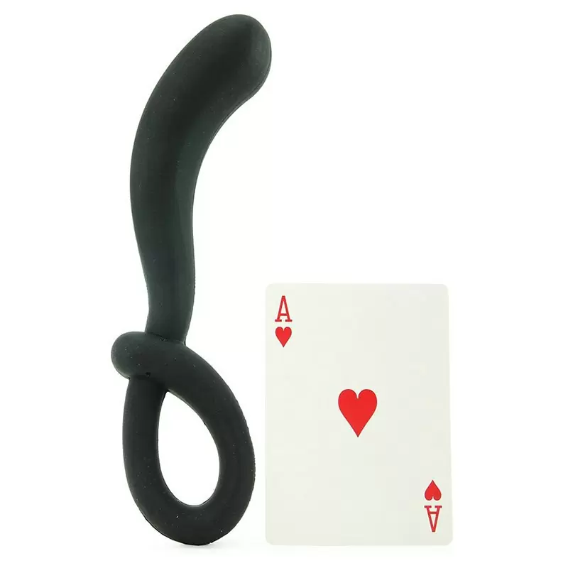 Электростимулятор простаты Curving Curt гибкий – черный	