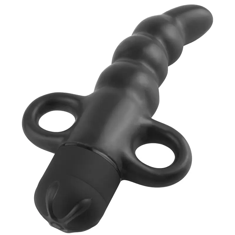 Стимулятор простаты Vibrating P-Spot Ribbed с вибрацией