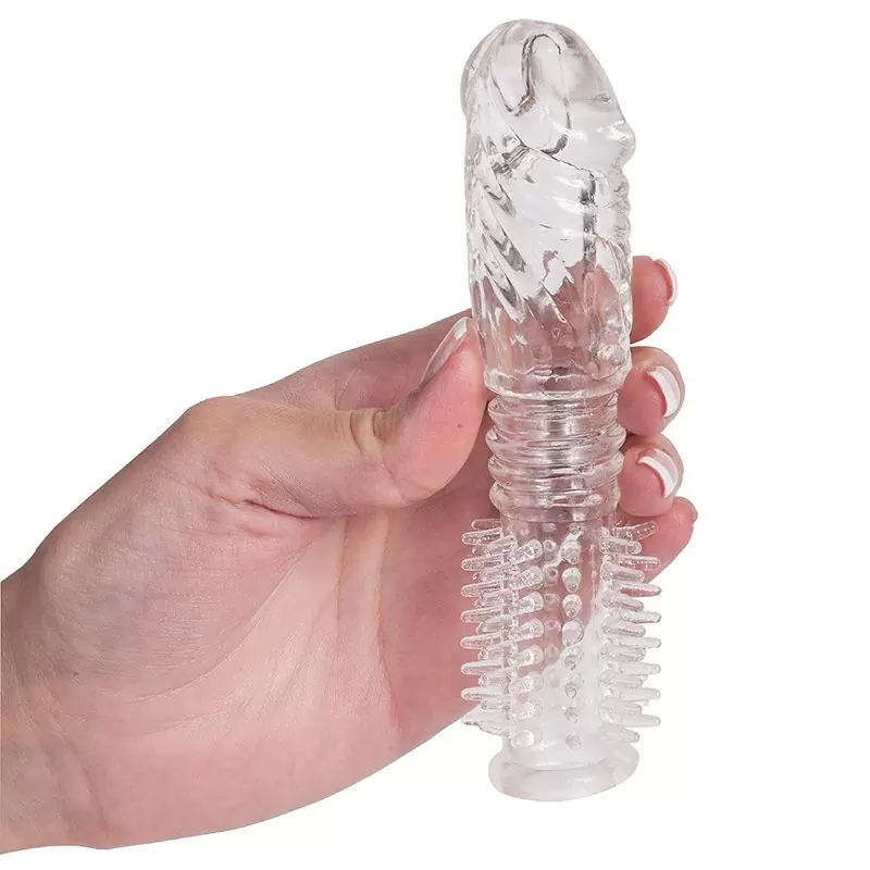 Насадка Silicon Sleeve с усиками у основания – прозрачная