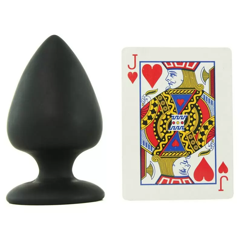 Анальная пробка Silicone Plump Plug – черный