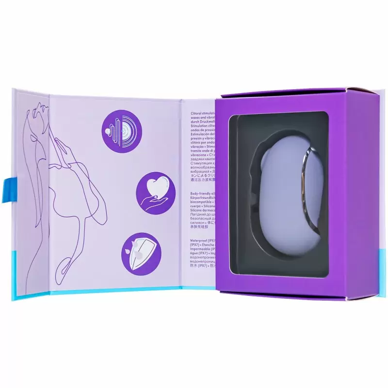 Вакуумный стимулятор клитора Satisfyer Pro To Go 2, 12 режимов, 11 скоростей, фиолетовый