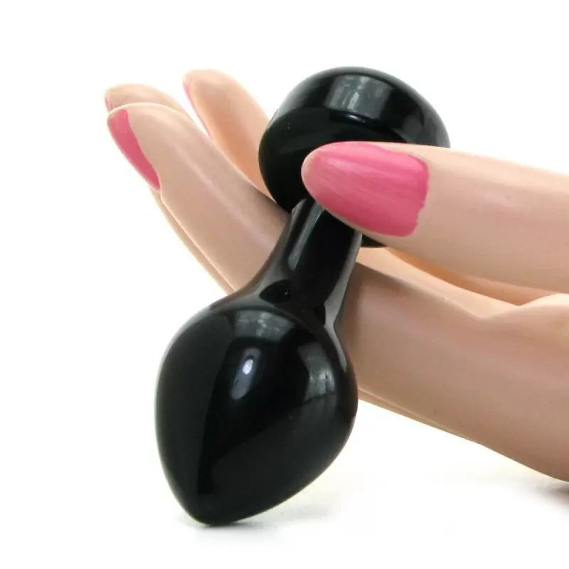 Анальный стимулятор Icicles No. 44 из стекла – черный