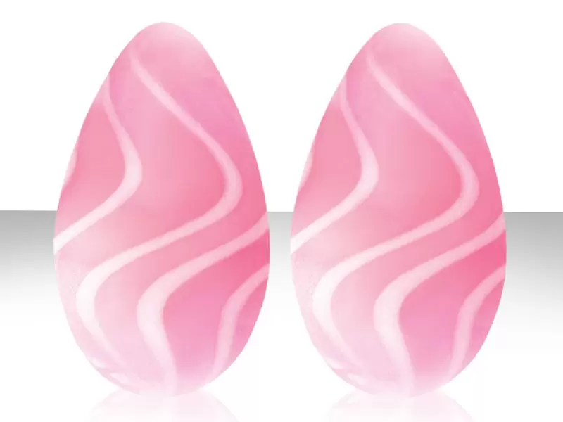 Вагинальные шарики из стекла Crystal Premium Glass - Pink