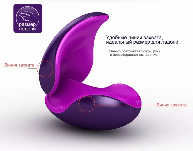 Вибратор для двоих ZINI DEUX - black