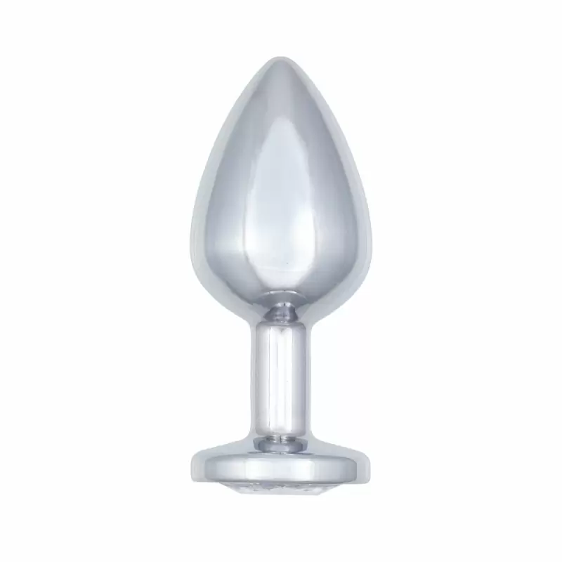 Анальная пробка с кристаллом DIAMOND CLEAR SPARKLE LARGE
