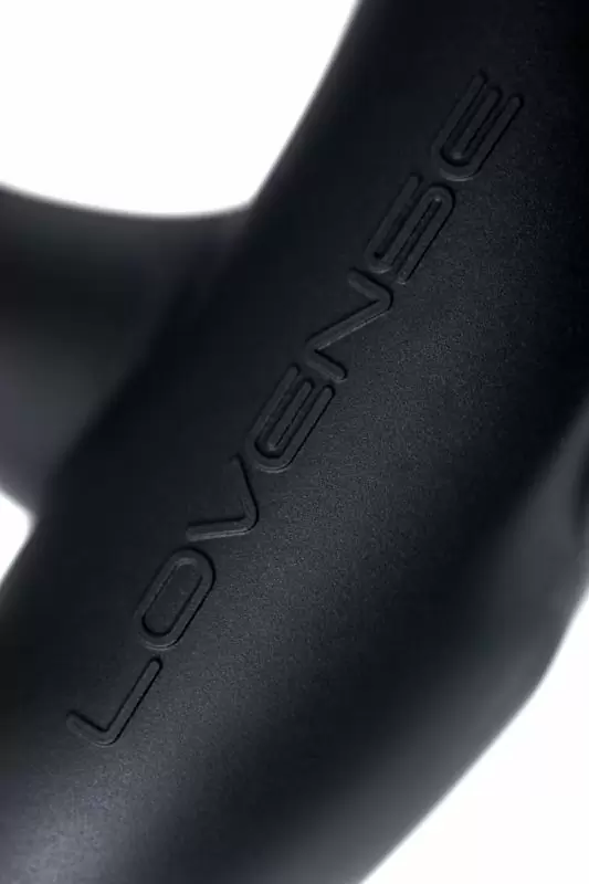 Массажер простаты Lovense Edge 2. 10 режимов вибрации, 9.1 см, силикон, черный