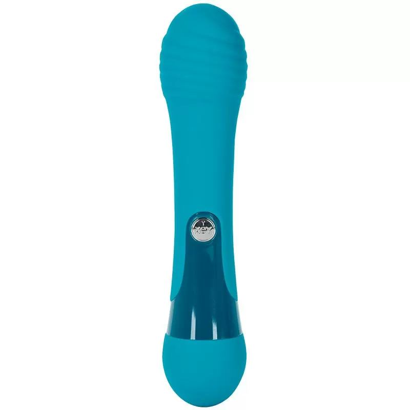 Вибромассажер рельефный Virgo – голубой