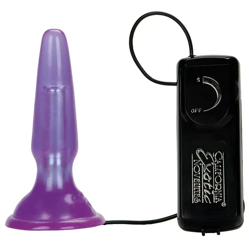 Анальная пробка Tysh Teaser с вибрацией – фиолетовый