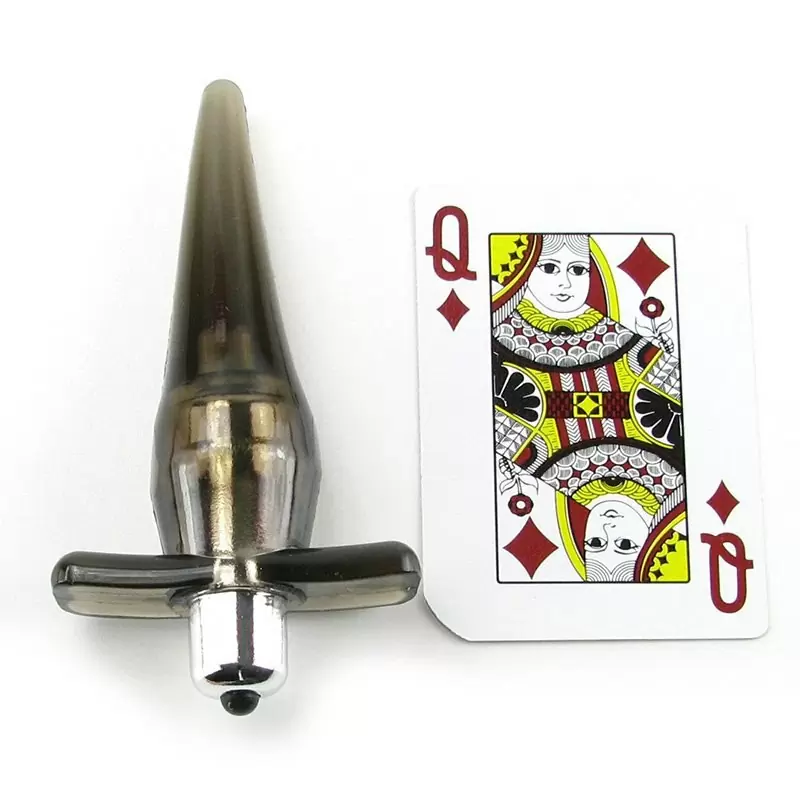 Анальная пробка Mini Vibro Tease с вибрацией – черный