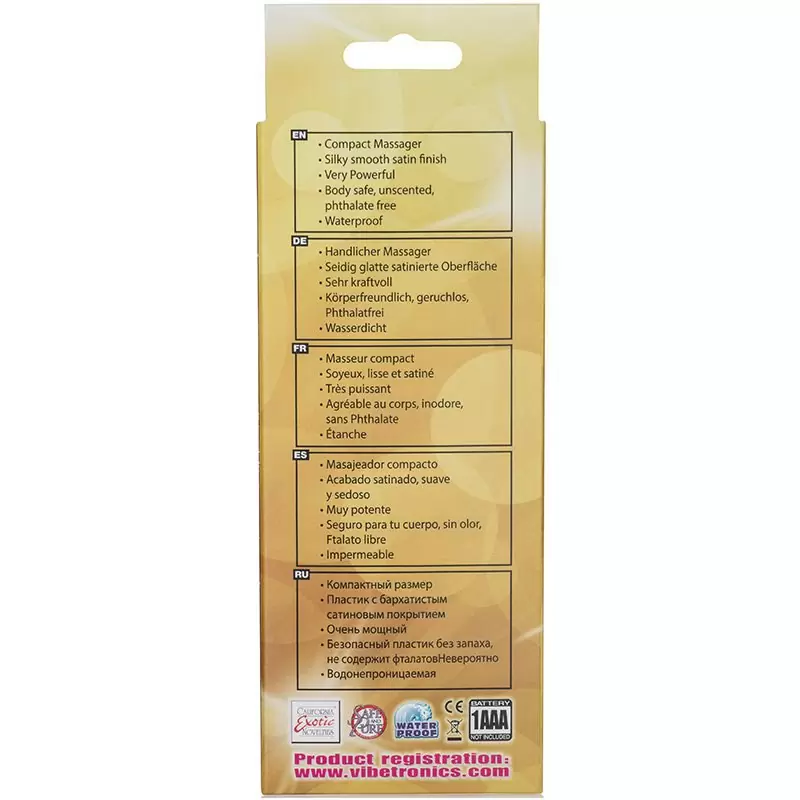 Вибромассажер Coco Licious Hide & Play – черный