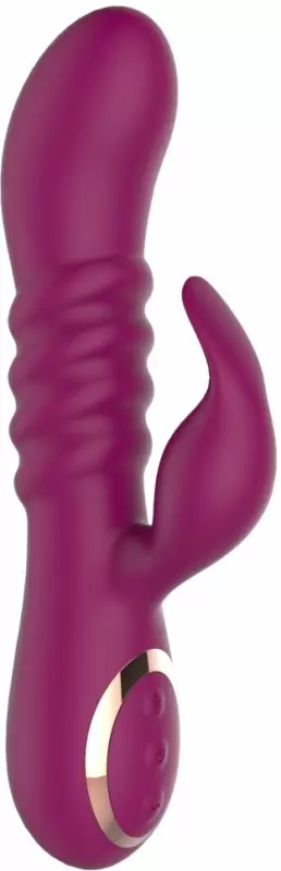 Уникальный вибратор-кролик Anasteisha AN Pistil, 20 см, 15 режимов, с функцией пенетрации, лиловый