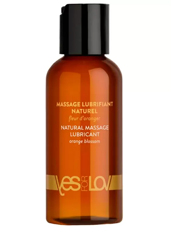 Массажная смазка YESforLOV Natural Lubricant Orange Blossom с органическими маслами, 100 мл