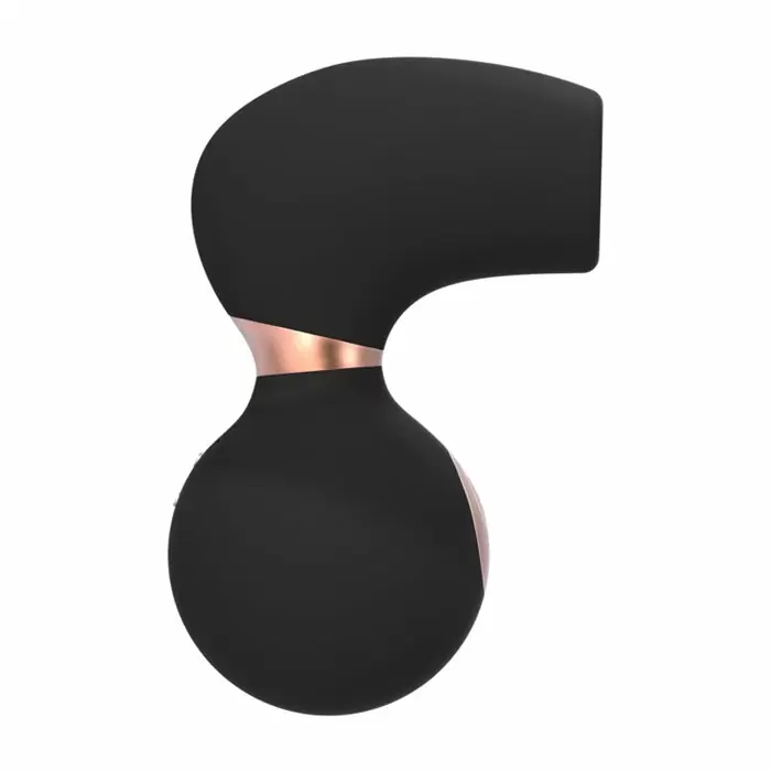 Интенсивный стимулятор клитора Irresistible Invincible Black, 12 см, силикон, черный