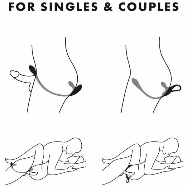 Вибратор для пар Satisfyer Plug & Play 1, 12 режимов, 43,5 см, голубой