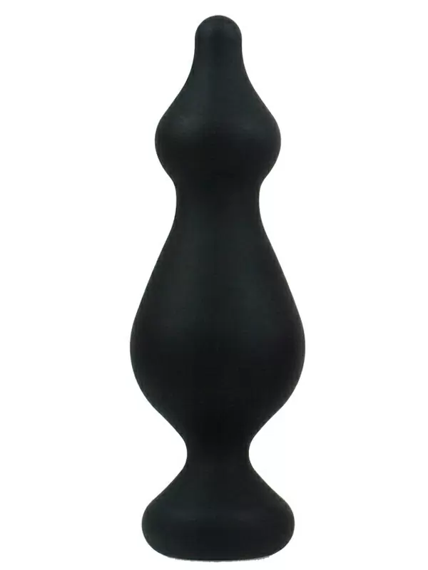 Анальная пробка Adrien lastic Amuse, 13,8 см, силикон, черная