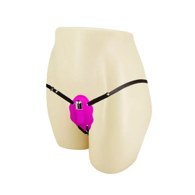 Вибростимулятор клитора Love Rider на эластичных ремешках – красный