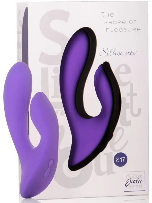 Вибромассажер с рельефным стимулятором клитора Silhouette S17 – фиолетовый