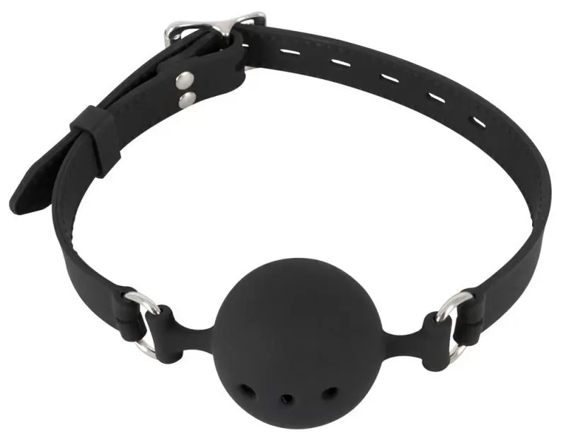 Кляп Bad Kitty Silicone Gag S - черный