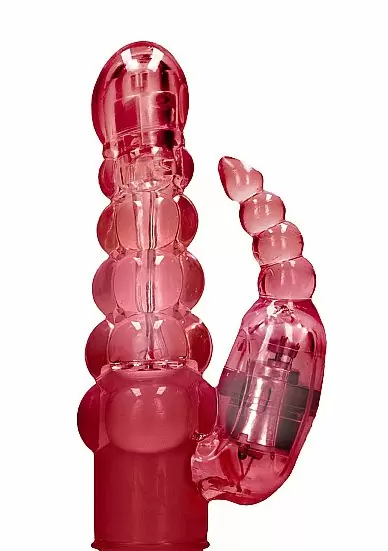 Вибратор кролик Rotating Bubbles - Red