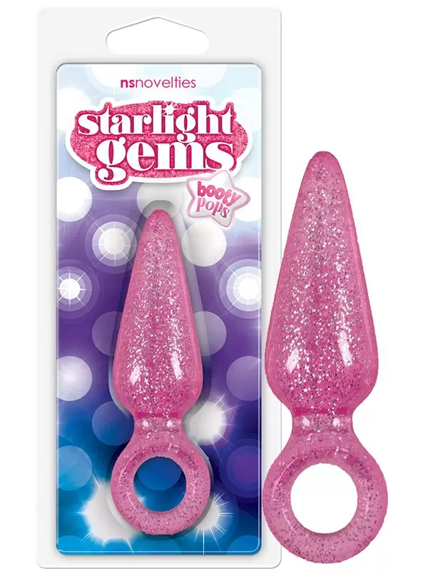 Анальная пробка Booty Pops малая – розовая