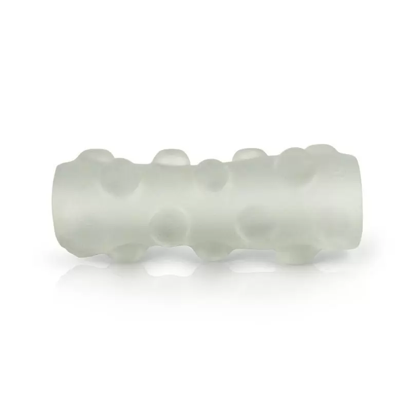 Мастурбатор двусторонний OptiMALE Reversible UltraSkyn Stroker Rollerball – прозрачный