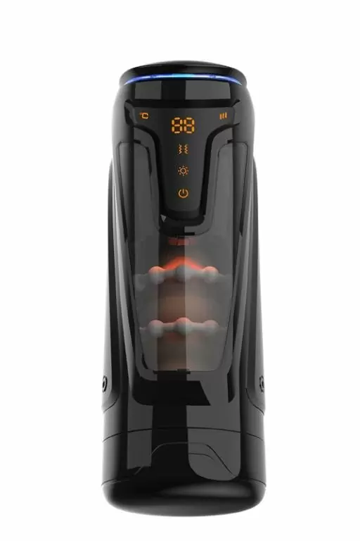 Инновационный мастурбатор Warrior с пенетрацией и массажем бусинами, Amovibe