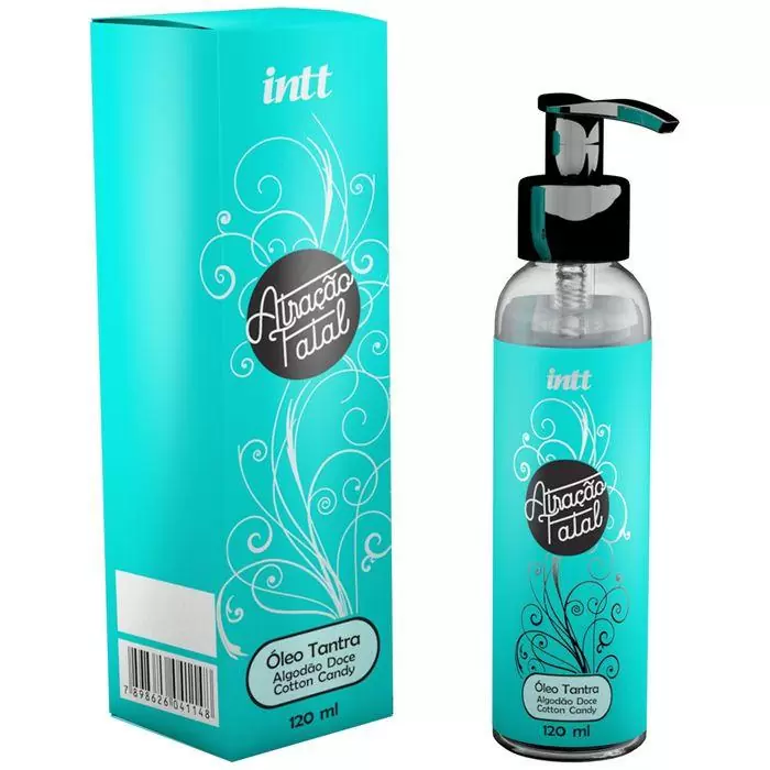 Тантрическое массажное масло Atracao Fatal, Cotton Candy, 120 мл, сладкая вата