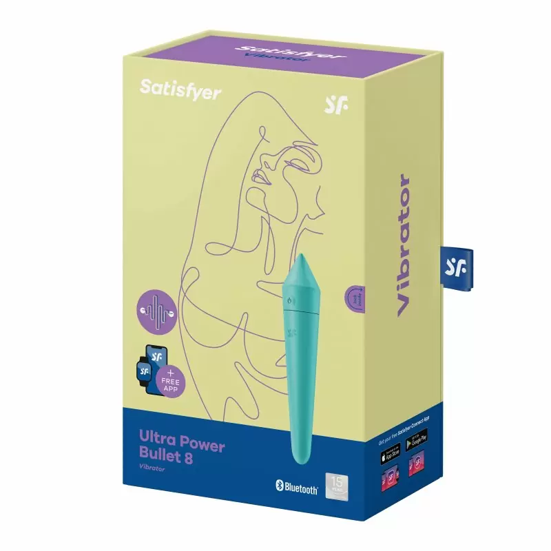 Мини-вибратор Ultra Power Bullet 8 (мятный), Satisfyer