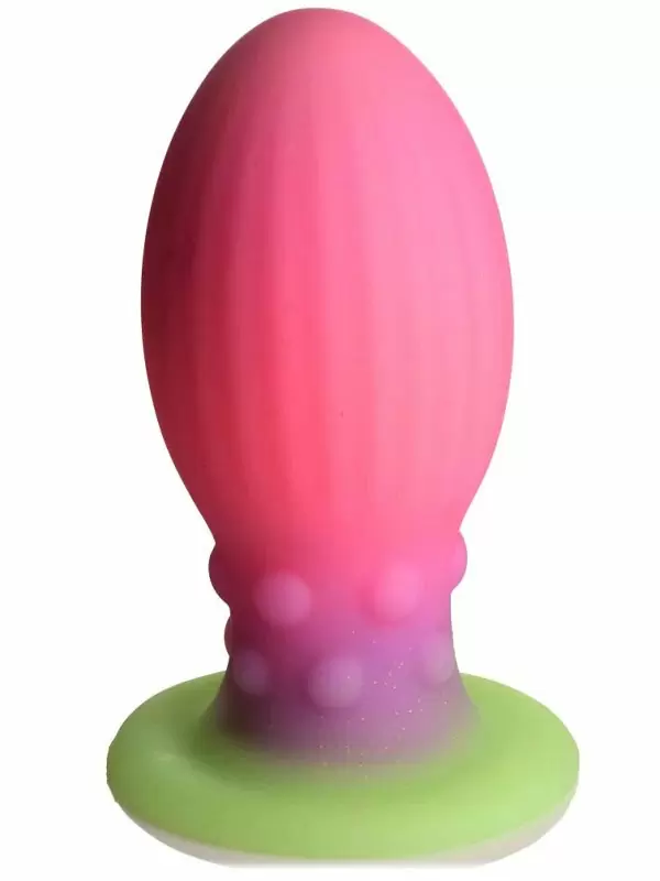 Фантазийная анальная пробка Creature Cocks Xeno Egg, 13,3 см, размер L, силикон