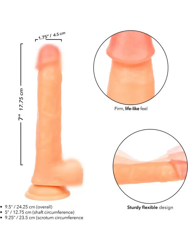 Реалистичный фаллоимитатор Working Stiff The Cabana Boy, 24,2 см, ТПР, телесный 