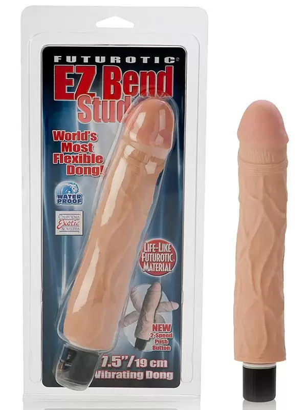 Реалистичный вибратор Bend Stud 7,5