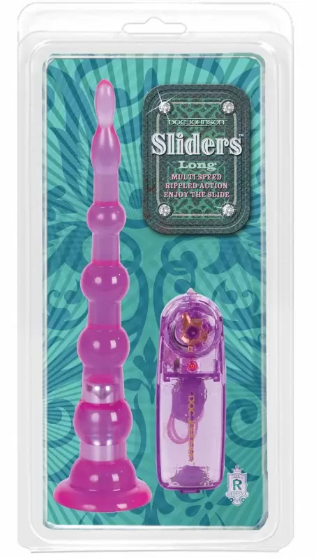 Анальная елочка с вибрацией Sliders Long