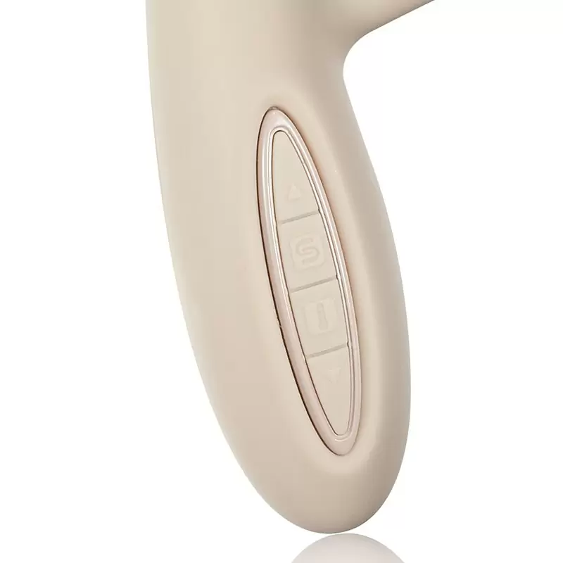 Двойной вибратор Lucas с интеллектуальным режимом, 48 часов без подзарядки – бежевый 