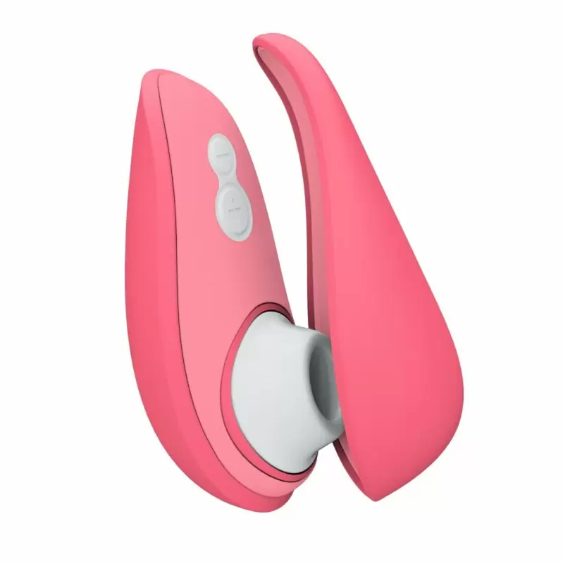 Вакуумный стимулятор клитора Womanizer Liberty 2 Vibrant rose, технология Pleasure Air, 10 см, розовый