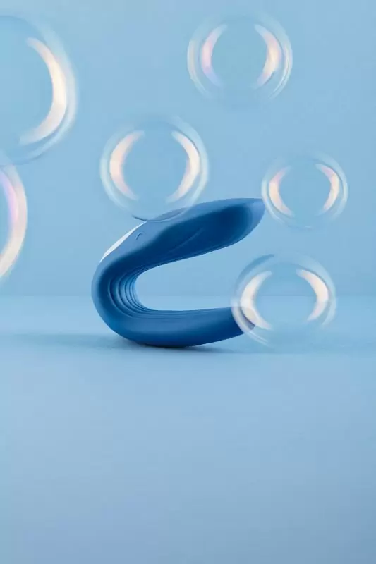 Вибратор для пар Partner Whale – синий