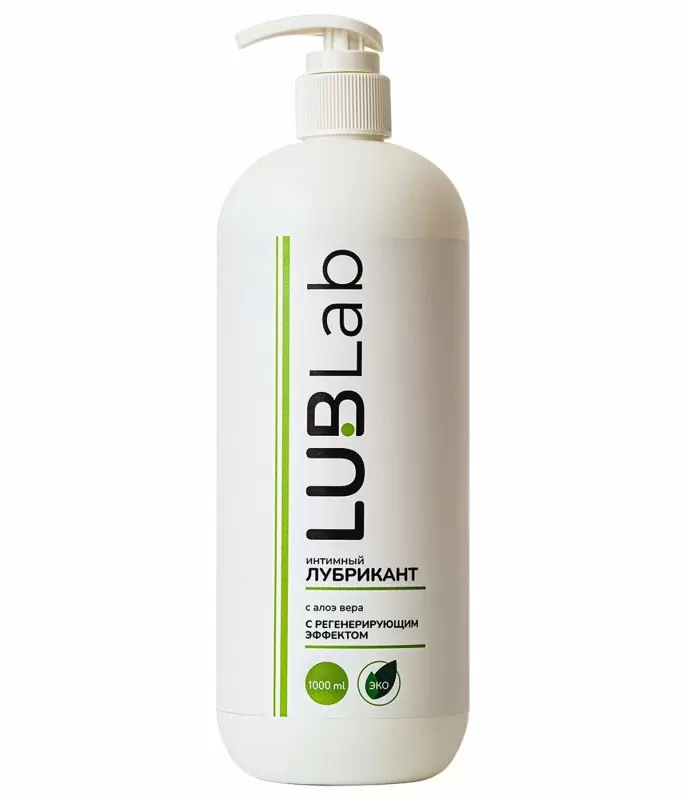 Регенерирующий лубрикант LUBLab, с алоэ вера, 1000 мл