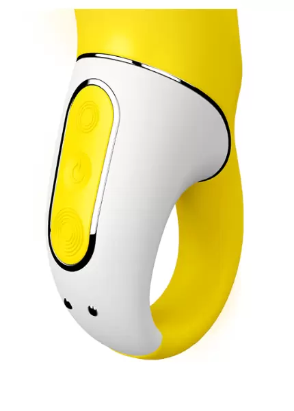 Вибратор с дополнительной стимуляцией клитора Satisfyer Vibes Yummy Sunshine – жёлтый 