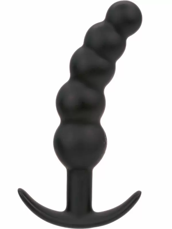 Анальная виброёлочка California Exotic Novelties Boundless Vibrating X5 Beaded Plug, для ношения, 10 режимов, 5 шариков, силикон