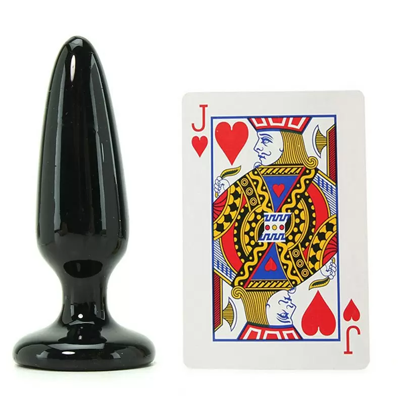 Анальная пробка Jelly Rancher Pleasure Plug - Small маленькая – черный