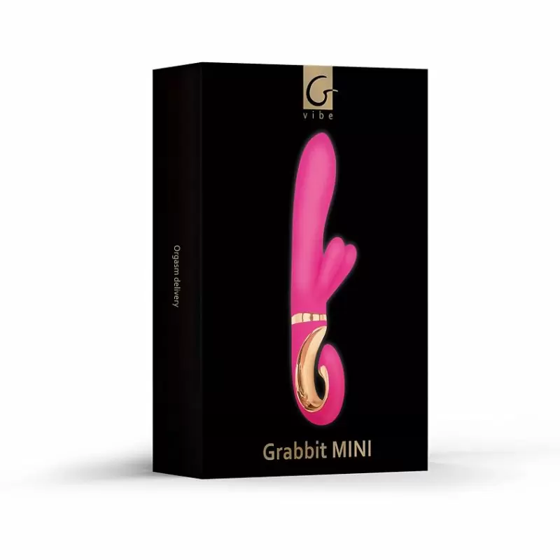 Миниатюрный вибратор-кролик Gvibe Grabbit Mini, 19х3.2 см